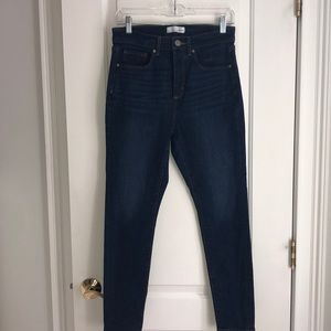 Loft high waist petite skinny jeans